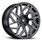 CYCLONE 24X10 6-135 35P C87 GLOSS BLACK W/MILLED SPOKES