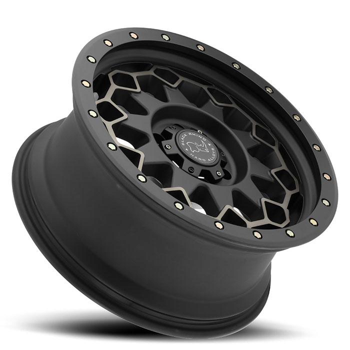 DIAMANTE 17x9 5-127 12N C71.5 MATTE BLK - DARK MATTE TINT