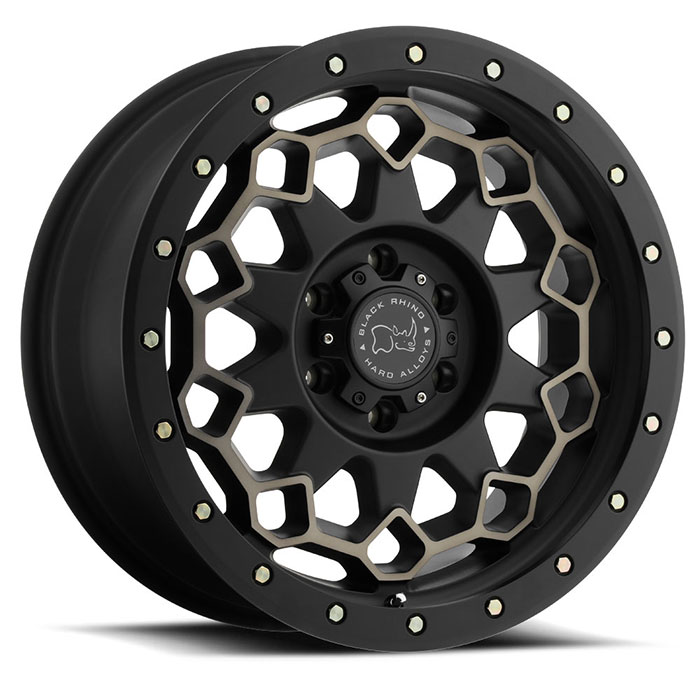 DIAMANTE 17x9 5-127 12N C71.5 MATTE BLK - DARK MATTE TINT