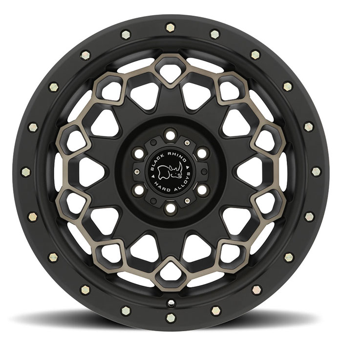 DIAMANTE 18X9 6-139.7 12P C112 MATTE BLK - DARK MATTE TINT