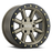 Black Rhino Hachi 17x8.5 5x127 ET-10 CB71.6 Bronze with Black Lip Edge & Brass Bolts