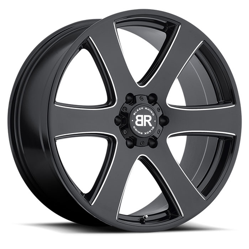 HAKA 20X8.5 6-139.7 45P C112 BLACK MILLED