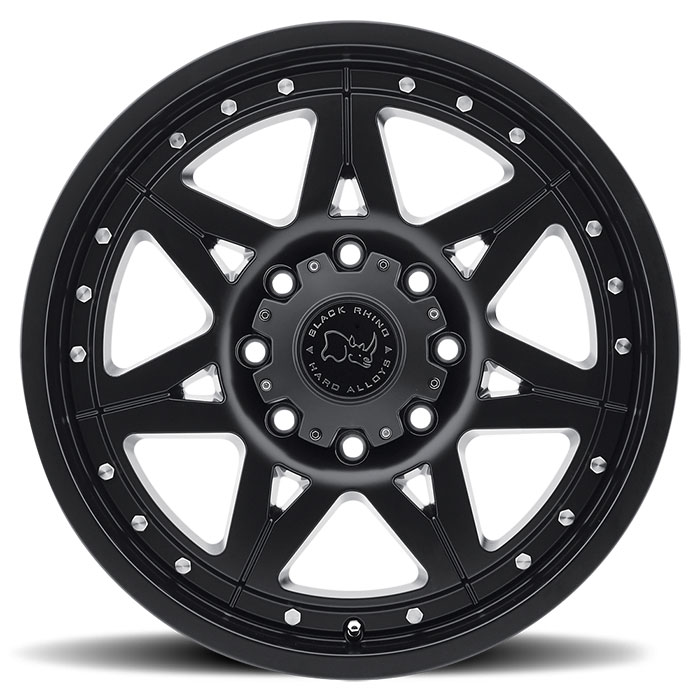 HAMMER 20X12 8-165 44N C122 MATTE BLACK