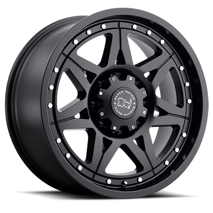 HAMMER 17X9 8-165 12P C122 MATTE BLACK