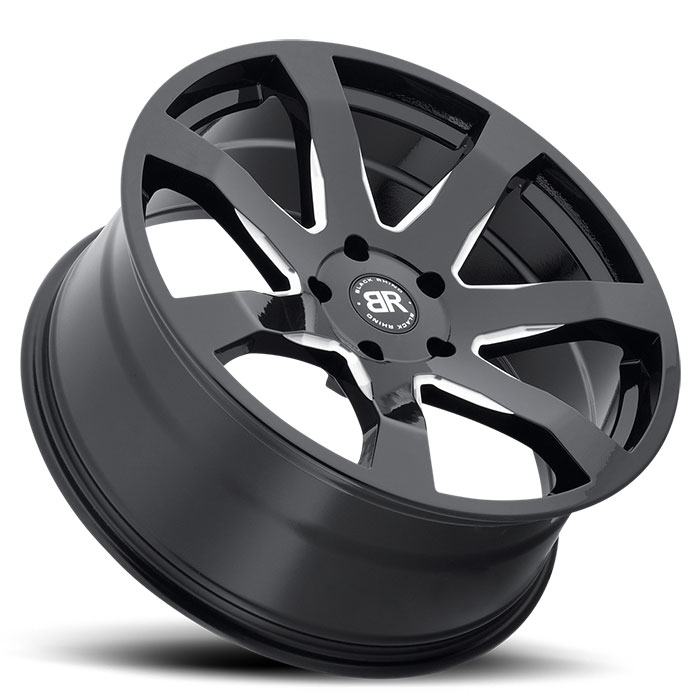 MOZAMBIQUE 20X8.5 5-114.3 35P C76 BLACK MILLED