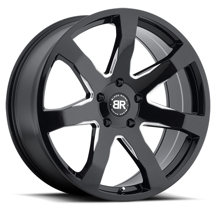 MOZAMBIQUE 18X8.5 5-114.3 35P C76 BLACK MILLED