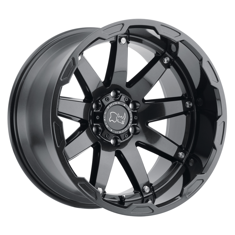 Black Rhino Oceano 17x9.5 6x135 ET12 CB87.1 Gunblack with Stainless Bolts