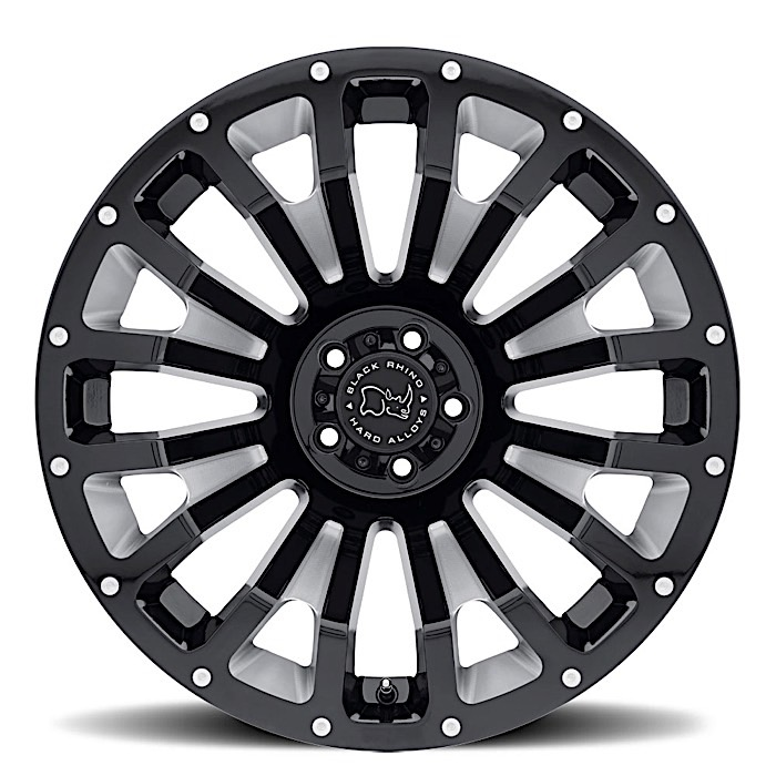 PINATUBO 18X9.5 5-139.7 0P C78.1 BLACK MILLED