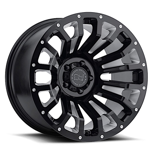 PINATUBO 18X9.5 5-127 18N C71.5 BLACK MILLED