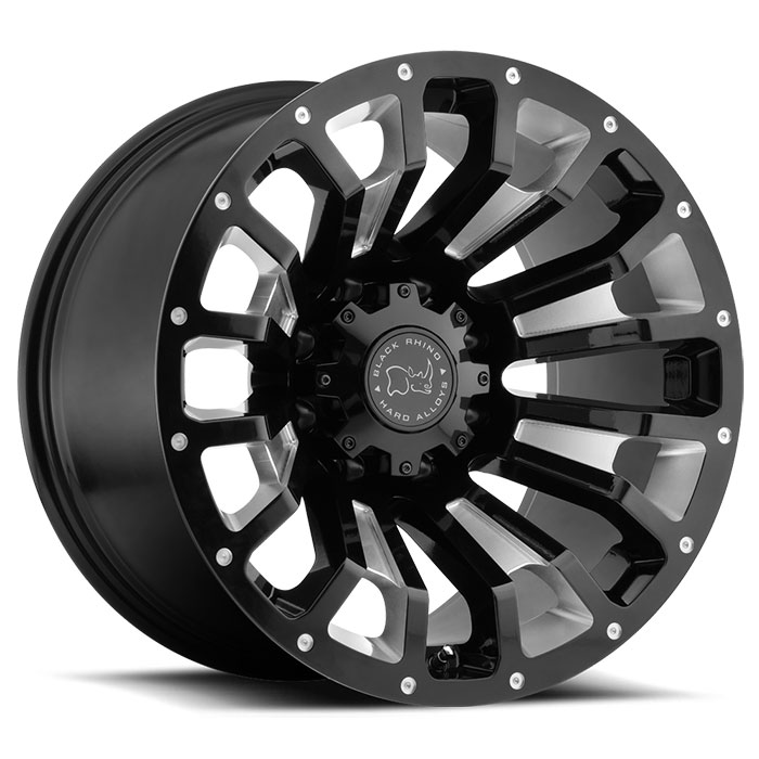 PINATUBO 20X12 6-139.7 44N C112 BLACK MILLED