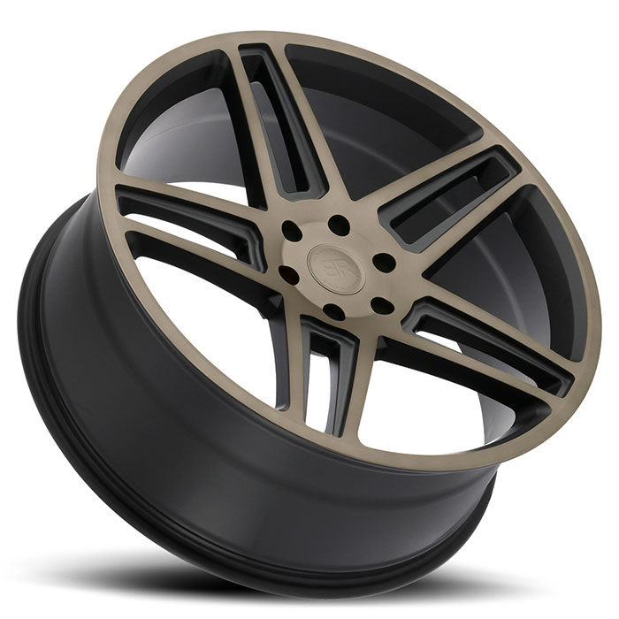 SAFARI 22X10 6-139.7 10P C112 MATTE BLACK W/MACHINE FACE & DARK MATTE TINT