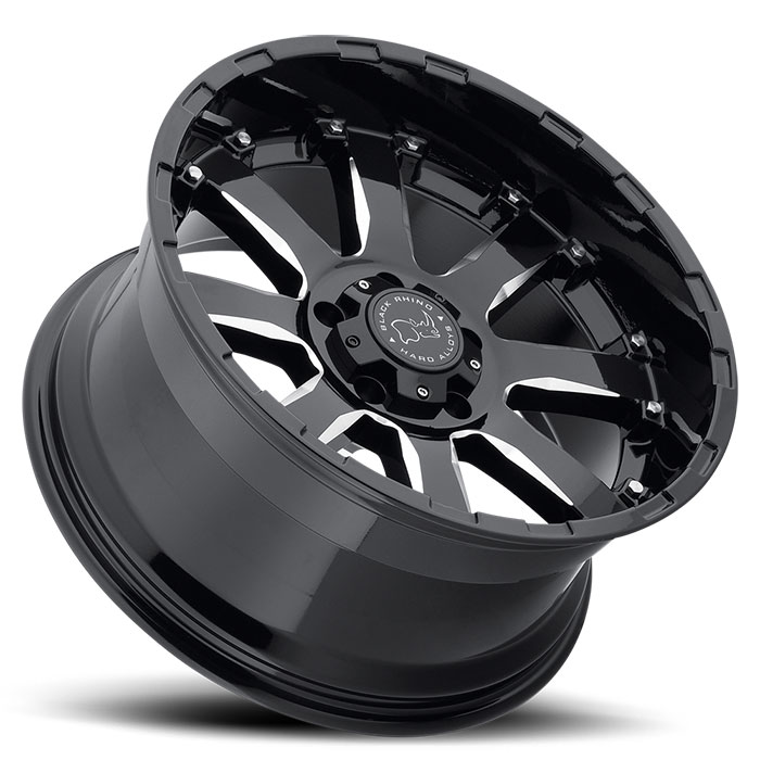 SIERRA 17X9 5-127 12N C78.1 BLACK MILLED