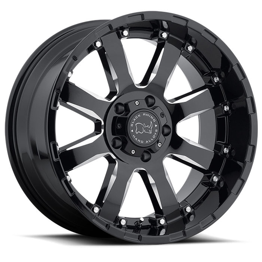 SIERRA 18X9 5-127 12N C78.1 BLACK MILLED