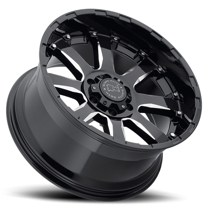 SIERRA 20X9 6-120 12P C67.1 BLACK MILLED