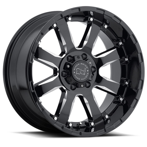 SIERRA 17X9 6-135 12P C87 BLACK MILLED