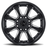 SIERRA 18X9 8-165 12N C122 BLACK MILLED