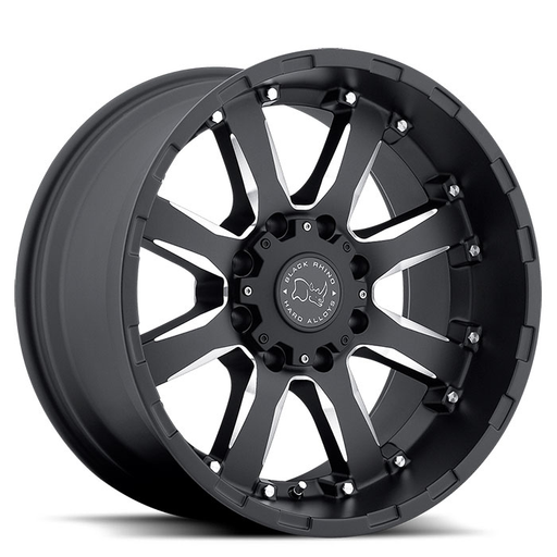 SIERRA 18X9 8-165 12N C122 BLACK MILLED