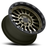 TAUPO 18X8 5-114.3 32P C76 MATTE BLACK - MCH DARK TINT