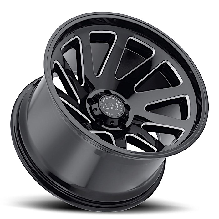 THRUST 18X9.5 5-127 18N C71.5 BLACK MILLED