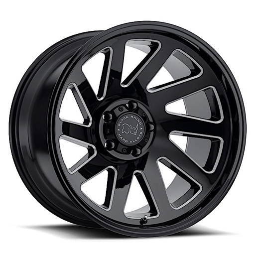 THRUST 18X9.5 5-127 18N C71.5 BLACK MILLED