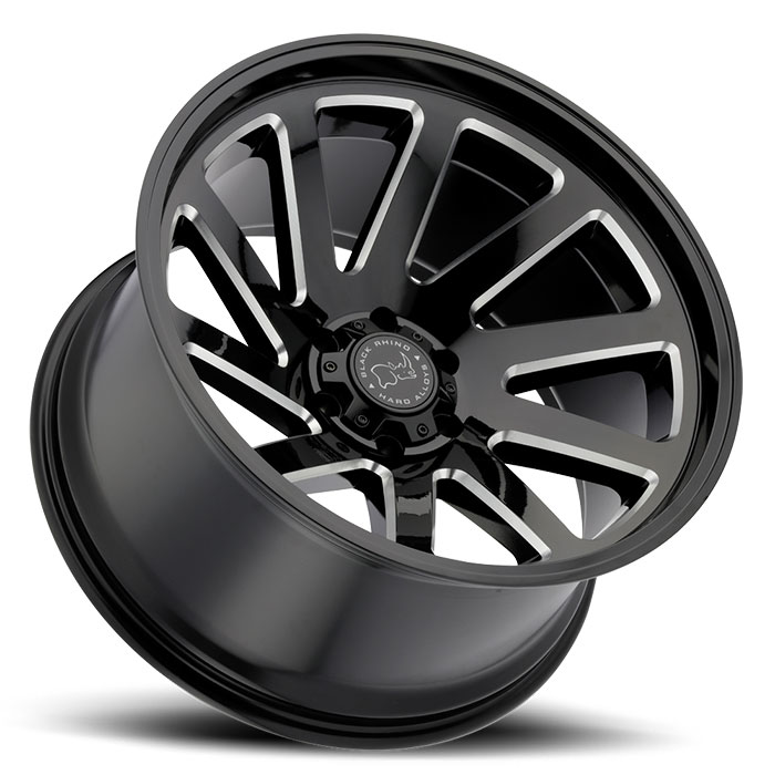 THRUST 18X9.5 6-139.7 18N C112 BLACK MILLED