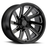 THRUST 17X9.5 6-135 6P C87 BLACK MILLED