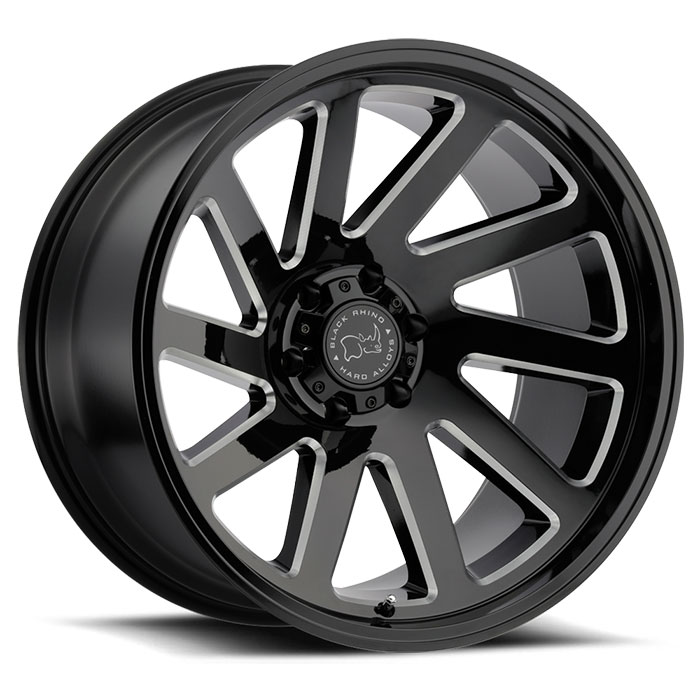 THRUST 20X12 6-139.7 44N C112 BLACK MILLED