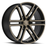 TIMBVATI 20X95 6-139.7 15P C112 MATTE BLACK W/MACHINE FACE & DARK MATTE TINT