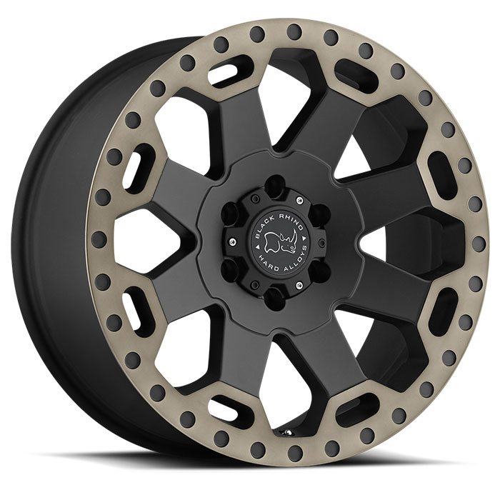 WARLORD 22X10 5-139.7 12N C78.1 MATTE BLK - MCH DARK TINT