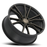 ZION 22X9.5 6-135 30P C87 MATTE BLACK W/MACHINE FACE & DARK MATTE TINT